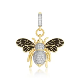 Bee Mine Altın Arı Kolye Ucu