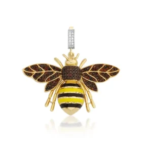 Bee Mine Altın Arı Kolye Ucu