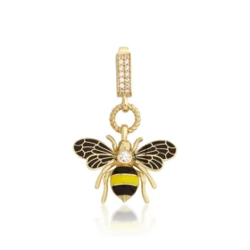 Bee Mine Altın Arı Kolye Ucu