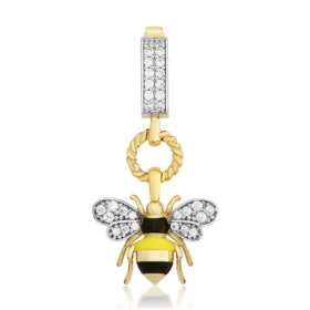 Bee Mine Altın Arı Kolye Ucu