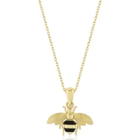 Bee Mine Altın Arı Zincirli Kolye