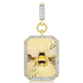 Bee Mine Altın Arı Kolye Ucu