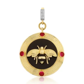Bee Mine Altın Arı Kolye Ucu