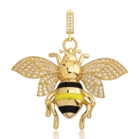Bee Mine Altın Arı Kolye Ucu