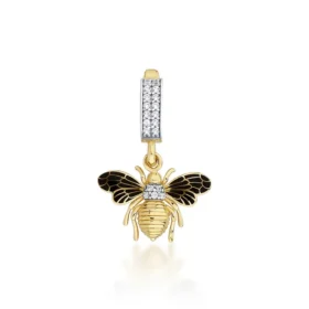 Bee Mine Altın Arı Kolye Ucu