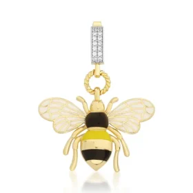 Bee Mine Altın Arı Kolye Ucu