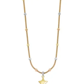 Altın Dorikalı Yıldız Kolye