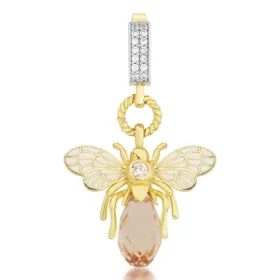Bee Mine Altın Arı Kolye Ucu