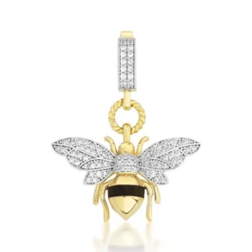 Bee Mine Altın Arı Kolye Ucu