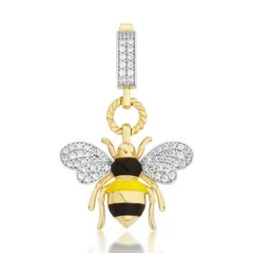 Bee Mine Altın Arı Kolye Ucu