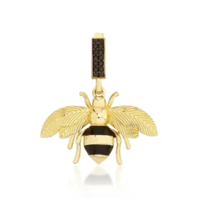 Bee Mine Altın Arı Kolye Ucu