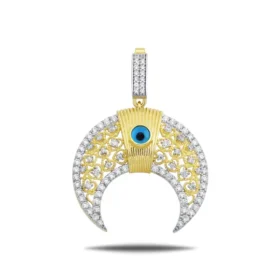 Altın Yadigar Ay Kolye Ucu