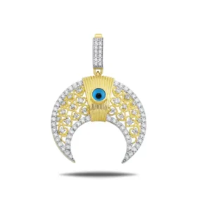 Altın Yadigar Ay Kolye Ucu