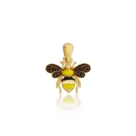 Bee Mine Altın Arı Kolye Ucu