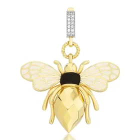 Bee Mine Altın Arı Kolye Ucu