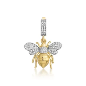 Bee Mine Altın Arı Kolye Ucu