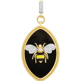 Bee Mine Altın Arı Kolye Ucu