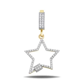 Altın Yıldız Kolye Ucu