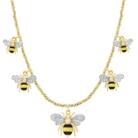 Bee Mine Altın Arı Kolye