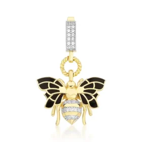 Bee Mine Altın Arı Kolye Ucu