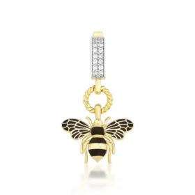 Bee Mine Altın Arı Kolye Ucu