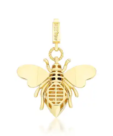 Bee Mine Altın Arı Kolye Ucu - Görsel 2