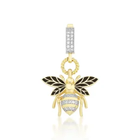 Bee Mine Altın Arı Kolye Ucu