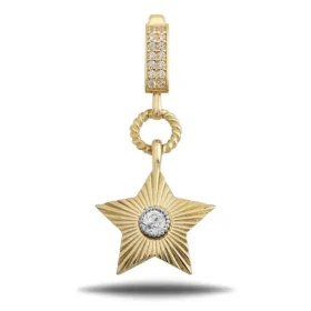 Altın Yıldız Kolye Ucu