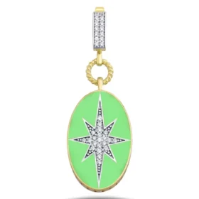 Altın Kuzey Yıldızı Kolye Ucu