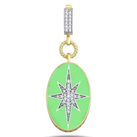 Altın Kuzey Yıldızı Kolye Ucu