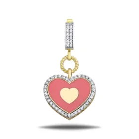 Altın Kalp Kolye Ucu