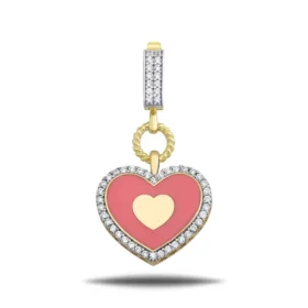 Altın Kalp Kolye Ucu