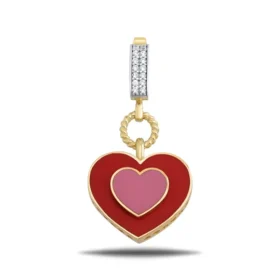 Altın Kalp Kolye Ucu