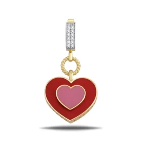 Altın Kalp Kolye Ucu