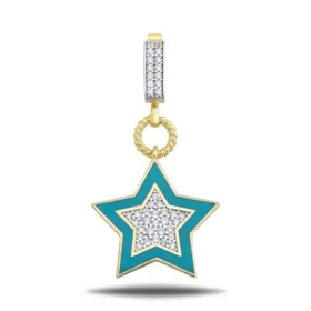 Altın Yıldız Kolye Ucu