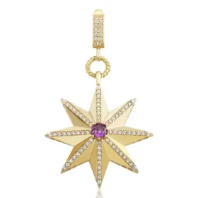 Altın Yıldız Kolye Ucu