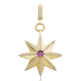 Altın Yıldız Kolye Ucu