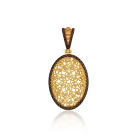 Yadigar Altın Oval Kolye Ucu