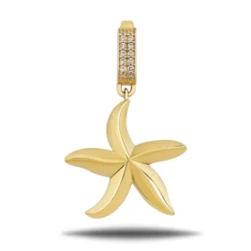 Altın Yıldız Kolye Ucu