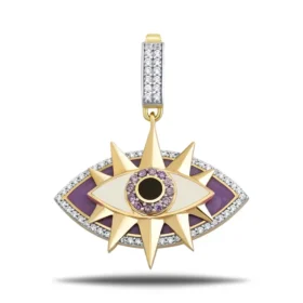 Altın Göz Kolye Ucu