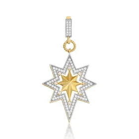 Altın Kuzey Yıldızı Charm