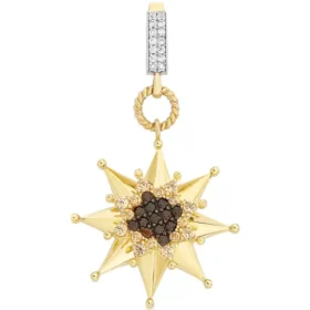 Altın Taşlı Kolye Ucu