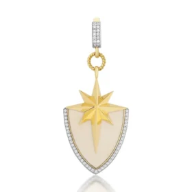 Altın Kuzey Yıldızı Charm
