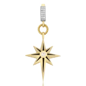Altın Kuzey Yıldızı Charm