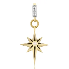 Altın Kuzey Yıldızı Charm
