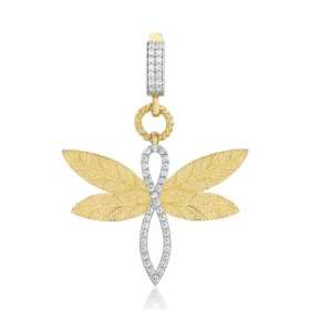 Altın Kelebek Kolye Ucu