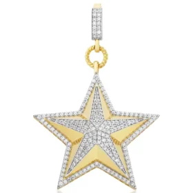 Altın Yıldız Taşlı Kolye Ucu