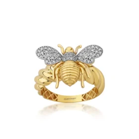 Bee Mine Altın Arı Burgu Yüzük