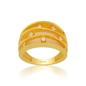 Zarafet Altın Yüzük