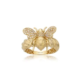 Bee Mine Altın Arı Burgu Yüzük